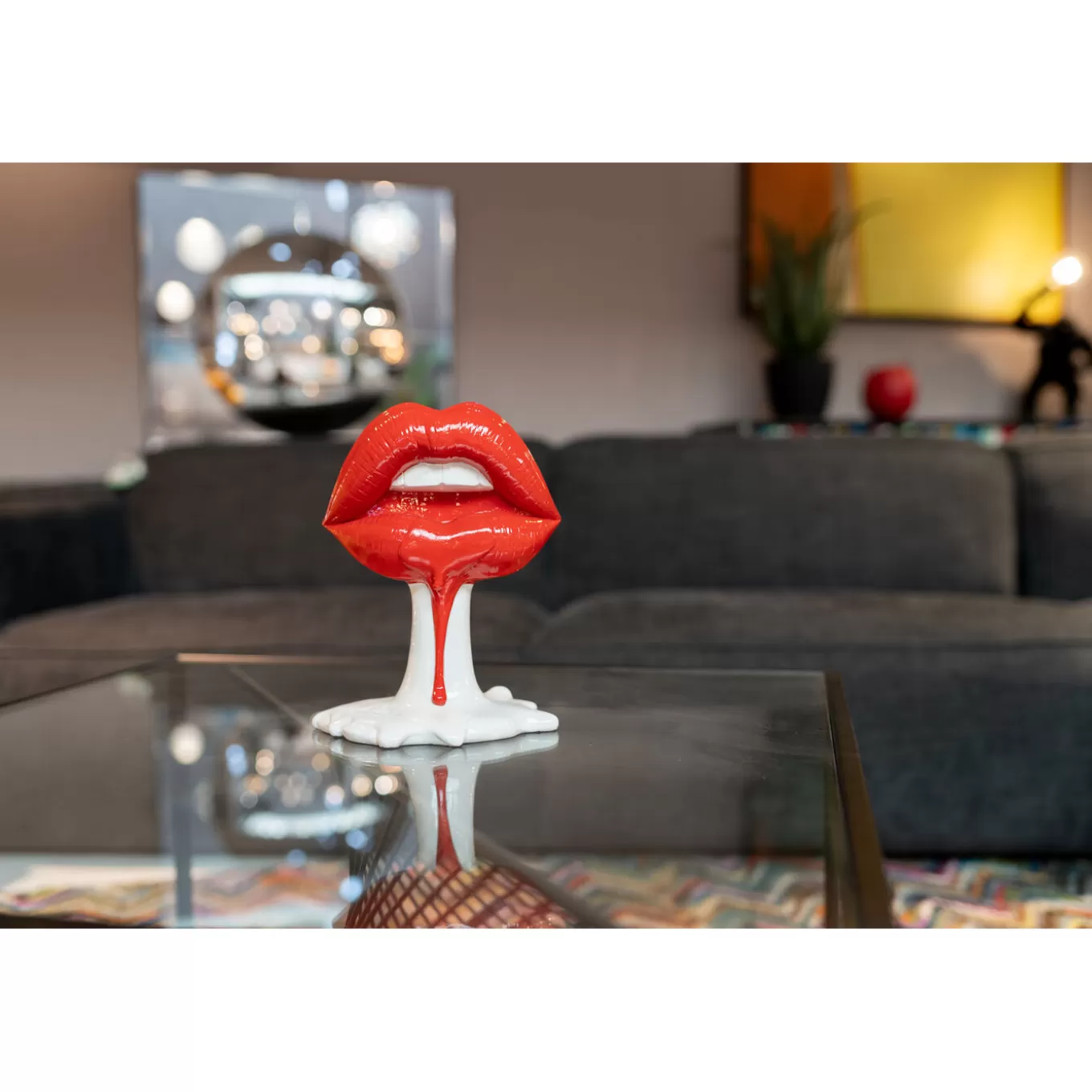 Deco Object Hot Lips 26Cm^KARE Design Sale