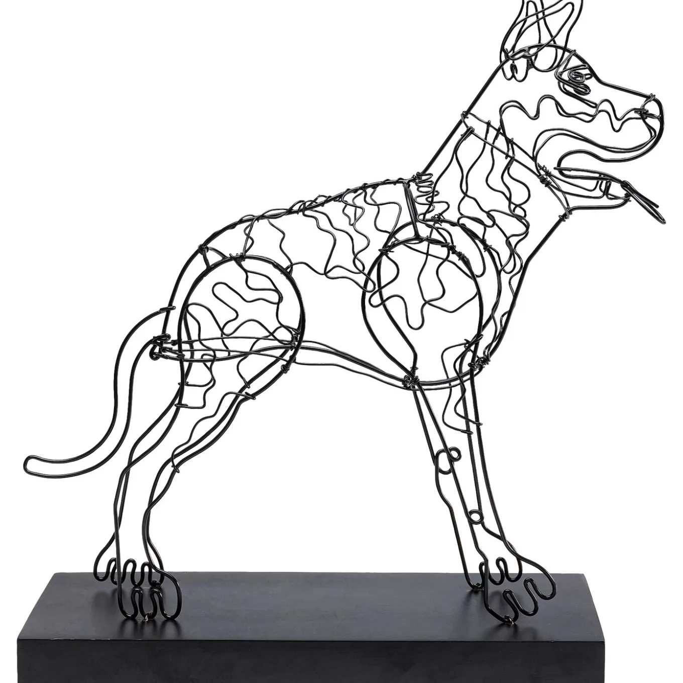 Deco Object Wire Attack Dog 36Cm^KARE Design Best