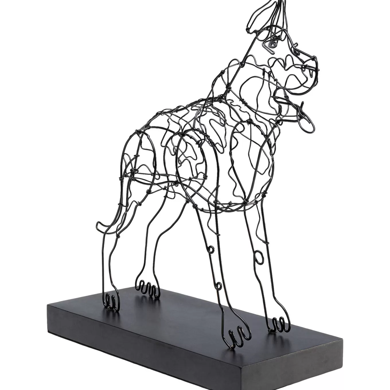 Deco Object Wire Attack Dog 36Cm^KARE Design Best