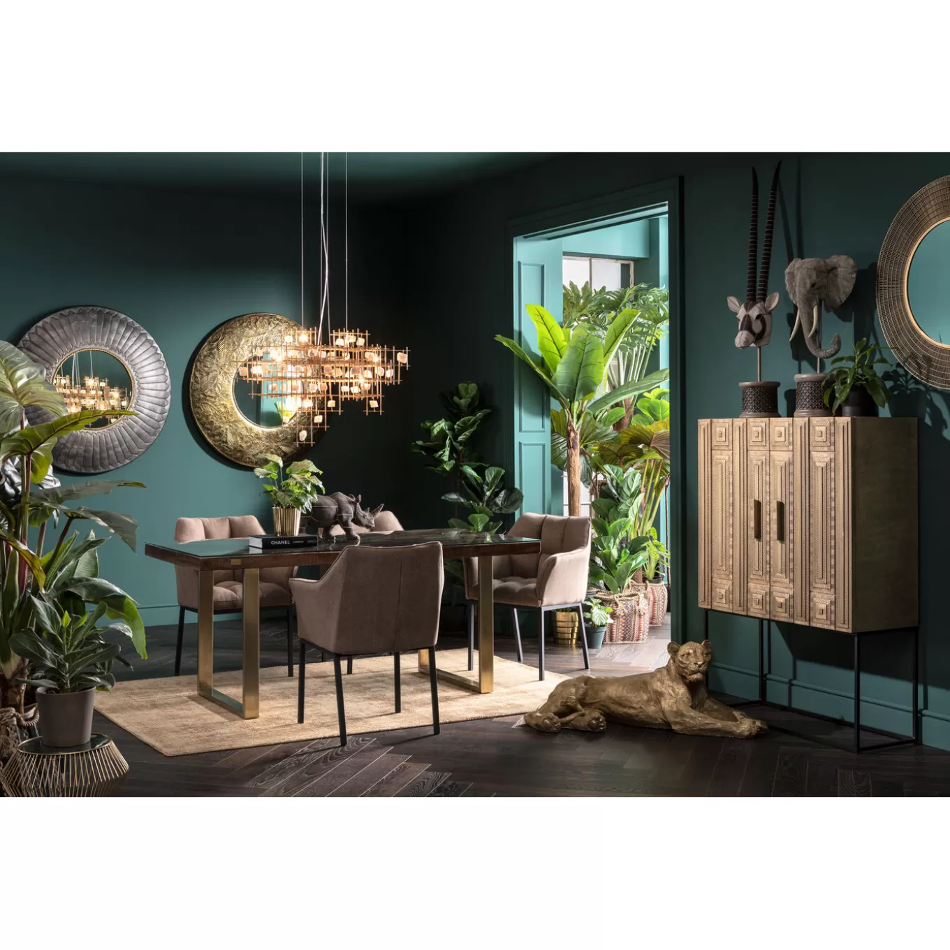 Deco Plant Rainforest Green 160Cm^KARE Design Online