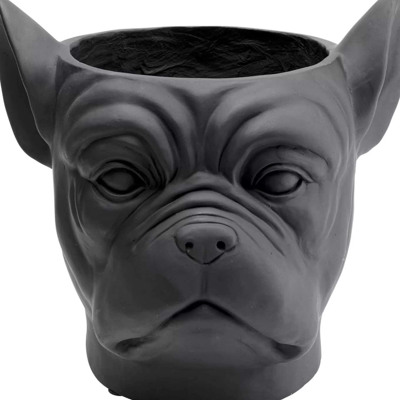 Deco Planter Bulldog Black^KARE Design Sale