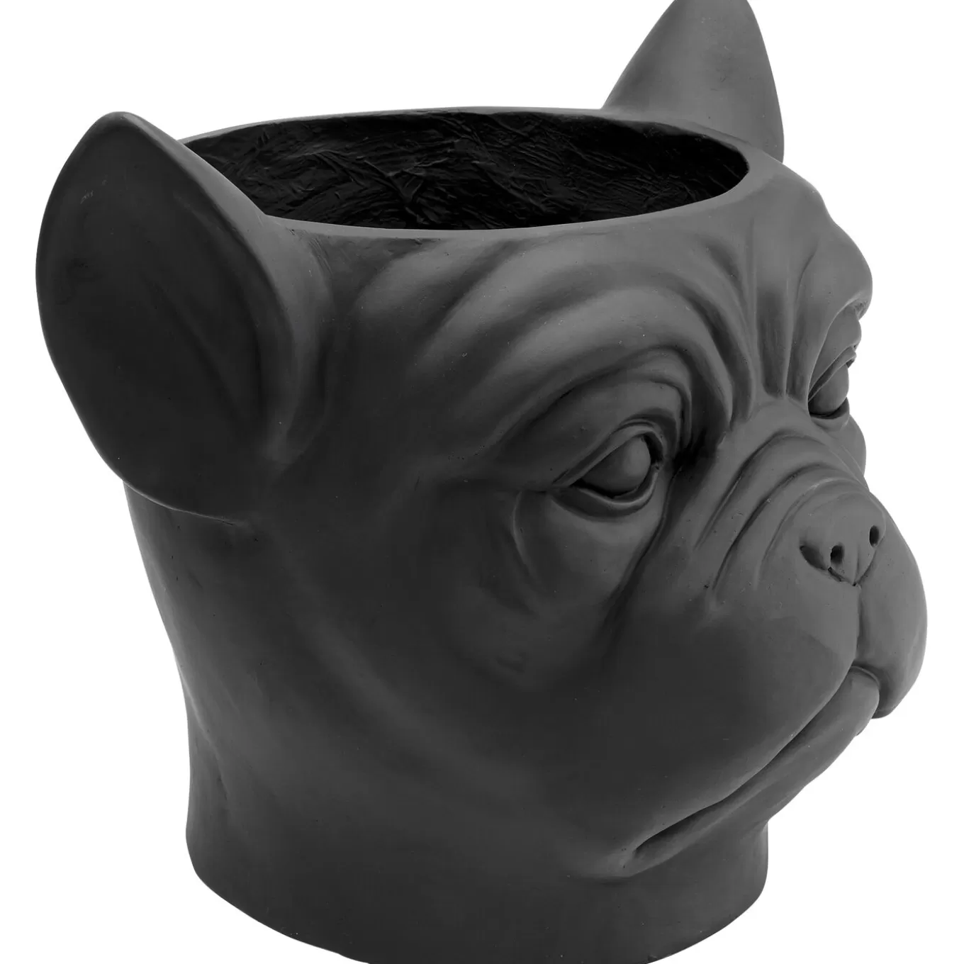 Deco Planter Bulldog Black^KARE Design Sale