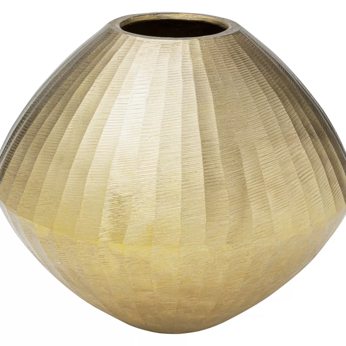 Deco Vase Sacramento Carving Champagner Gold 30Cm^KARE Design Hot