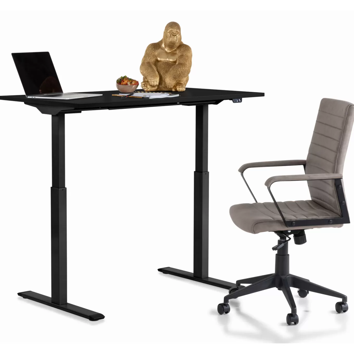 Desk Office Smart Black Black 120X70^KARE Design Store