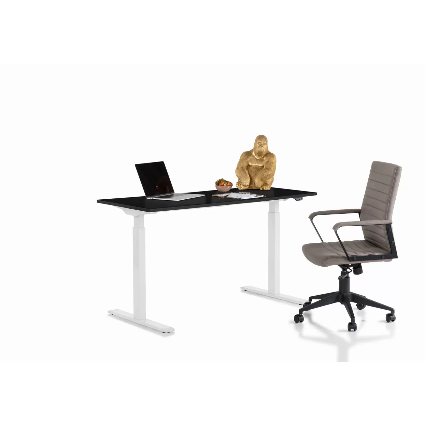 Desk Office Smart White Black 140X70^KARE Design Sale