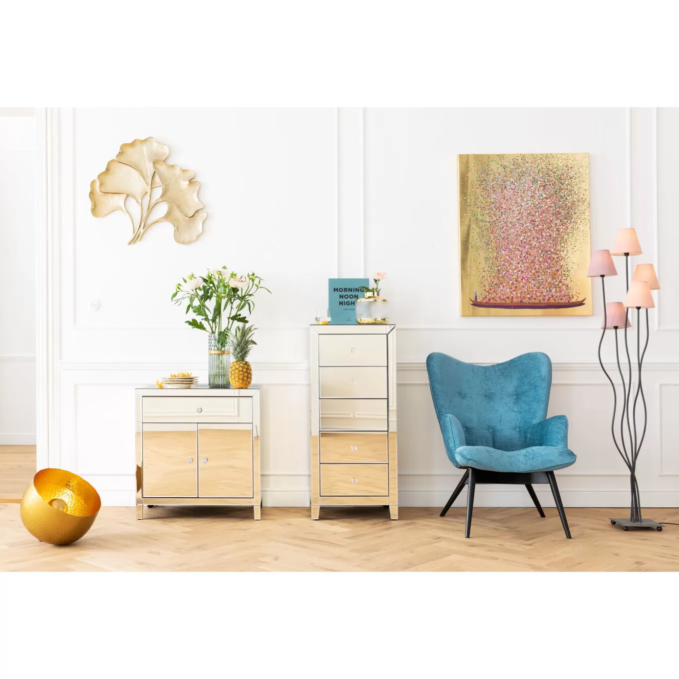 Dresser Luxury Gold 2Doors 1 Drawer^KARE Design Flash Sale