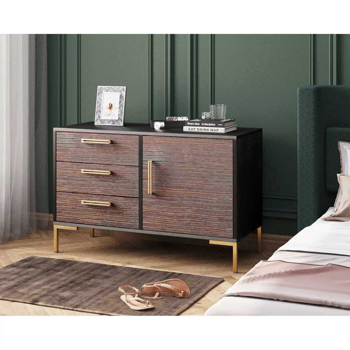 Dresser Olbia Dunkel 110X62Cm^KARE Design Hot