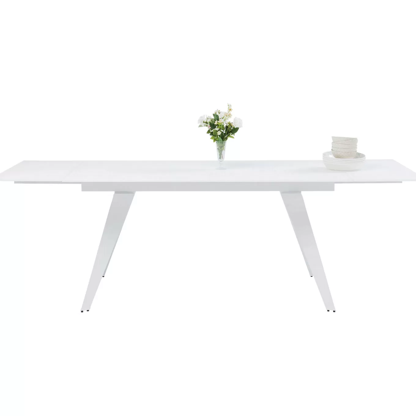 Extension Table Amsterdam White 160(40+40)X90Cm^KARE Design New