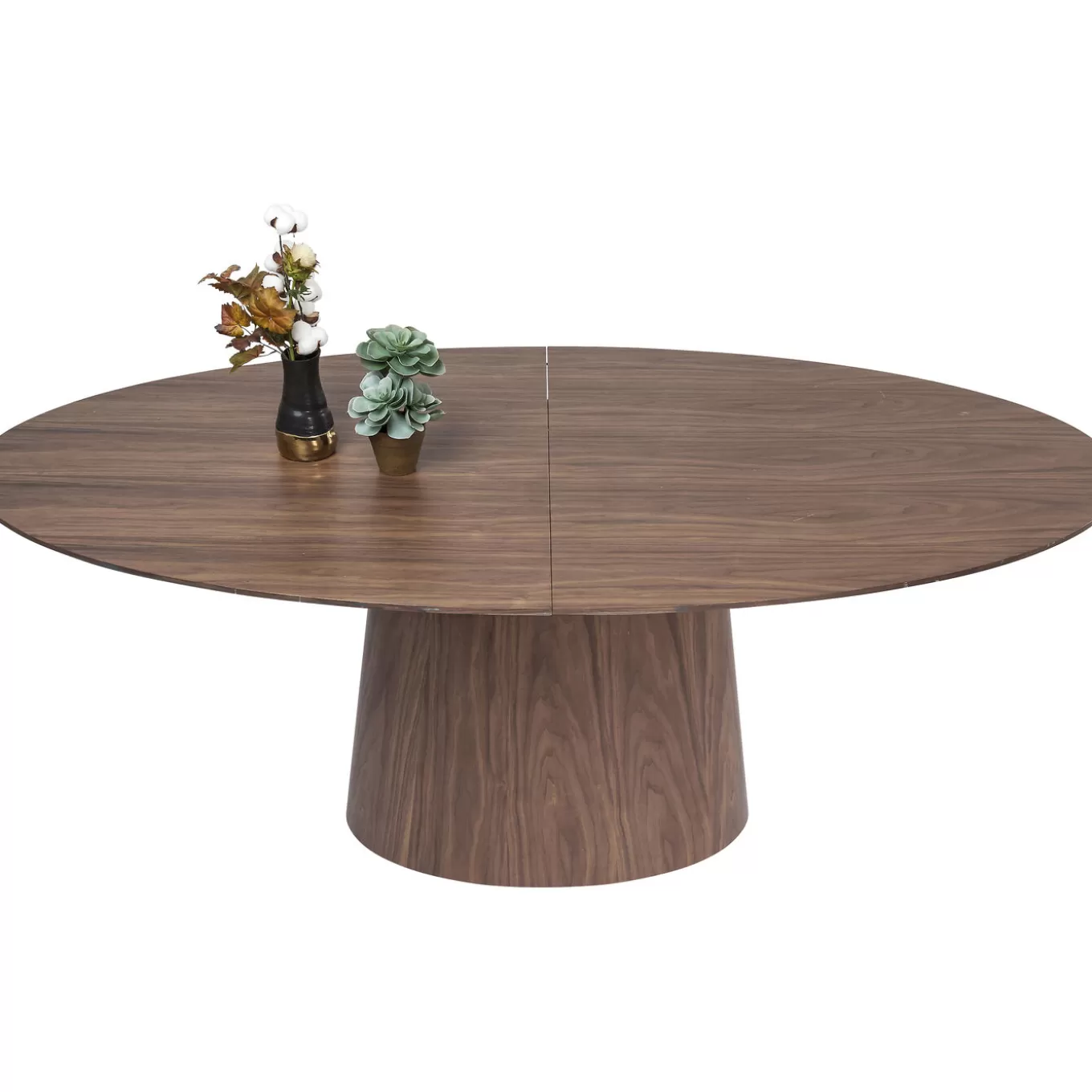 Extension Table Benvenuto Walnut 200(50)X110Cm^KARE Design Fashion