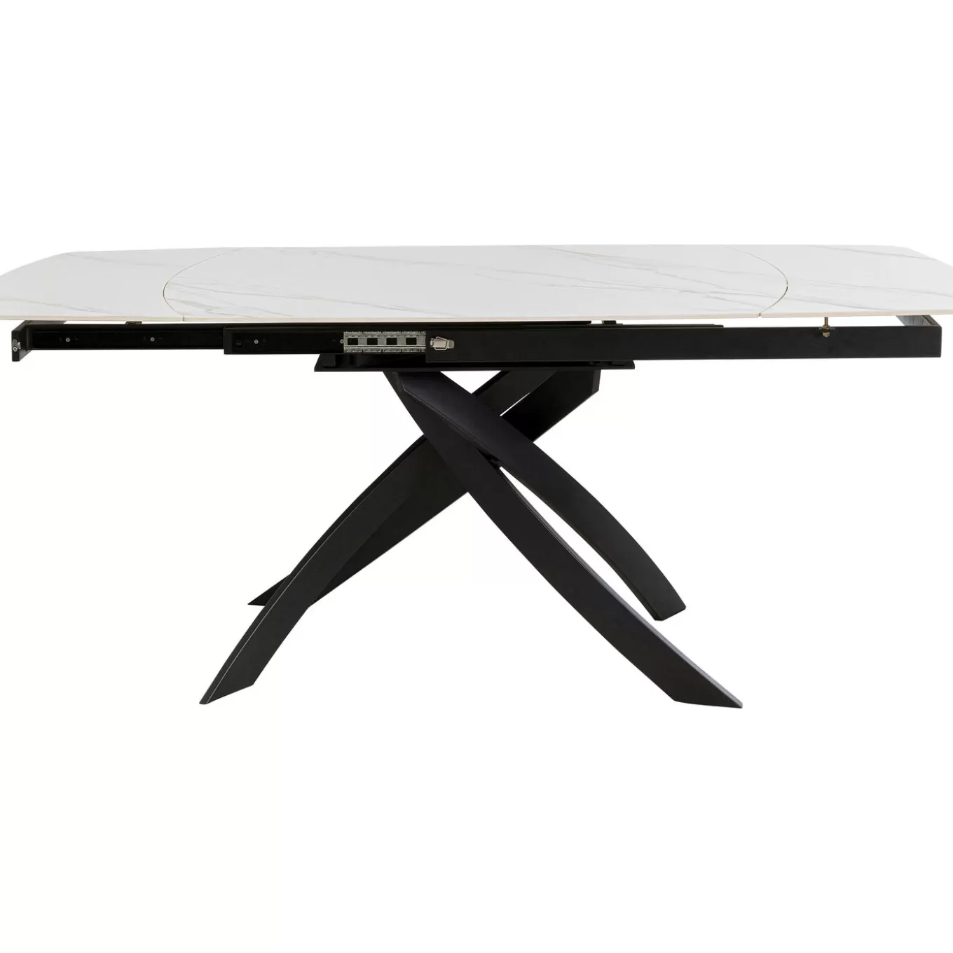 Extension Table Twist Onyx 120(30+30)X90Cm^KARE Design Fashion