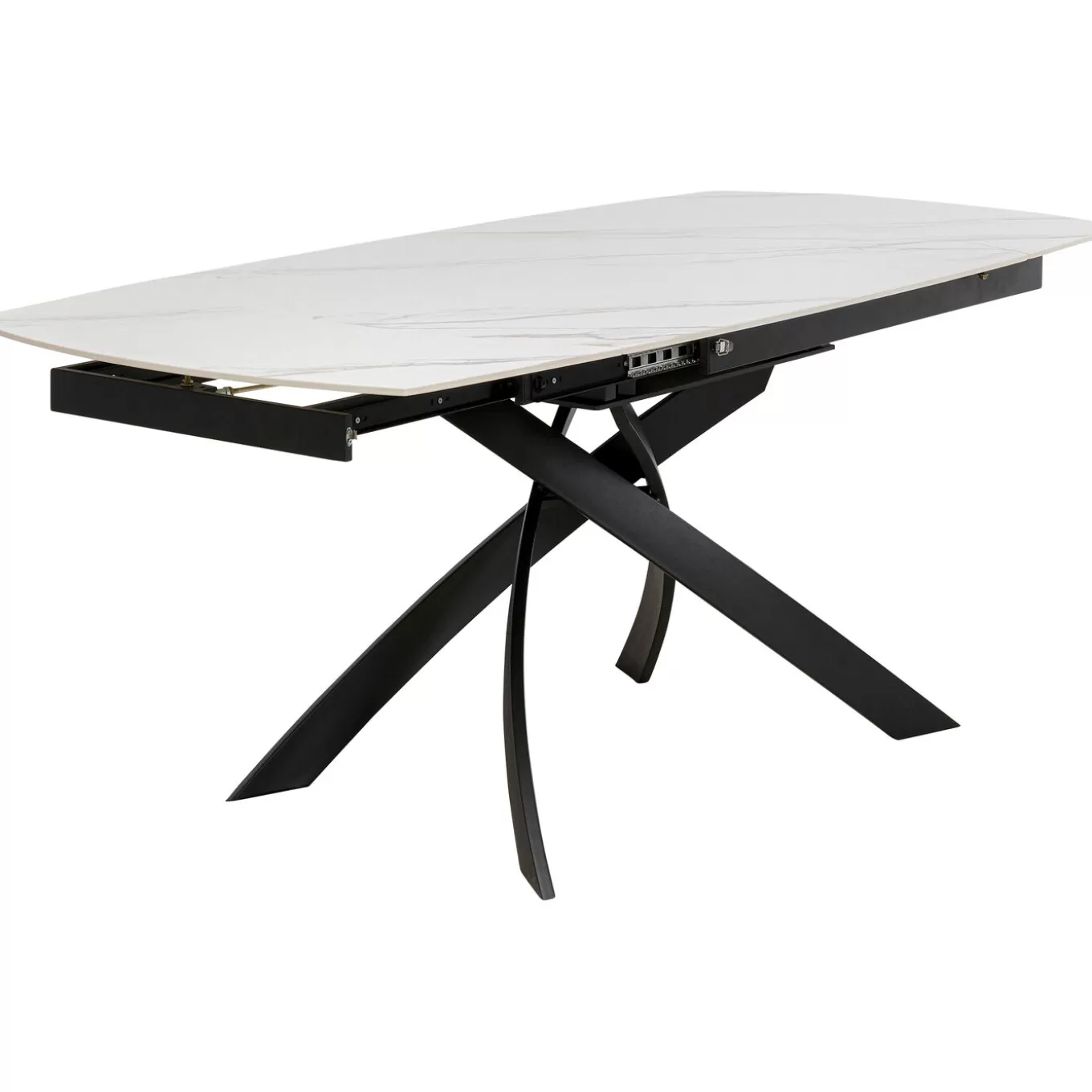 Extension Table Twist Onyx 120(30+30)X90Cm^KARE Design Fashion