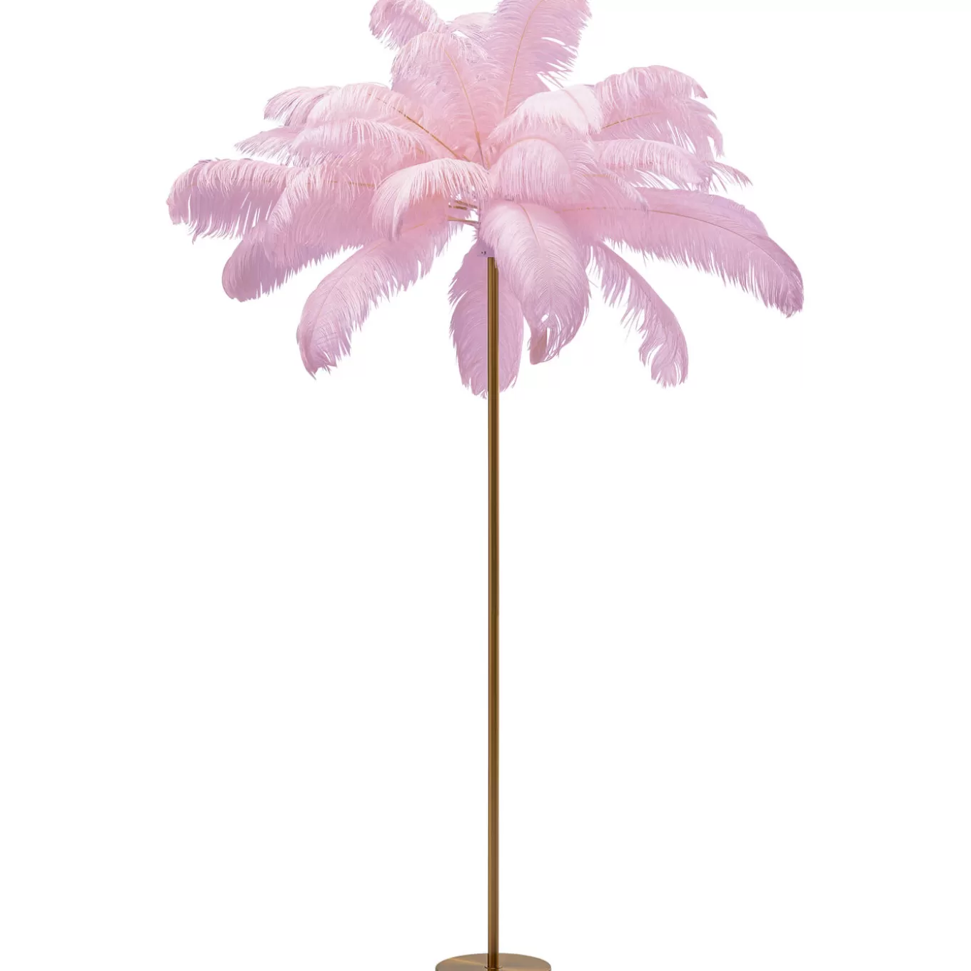 Floor Lamp Feather Palm Pink 165Cm^KARE Design Online