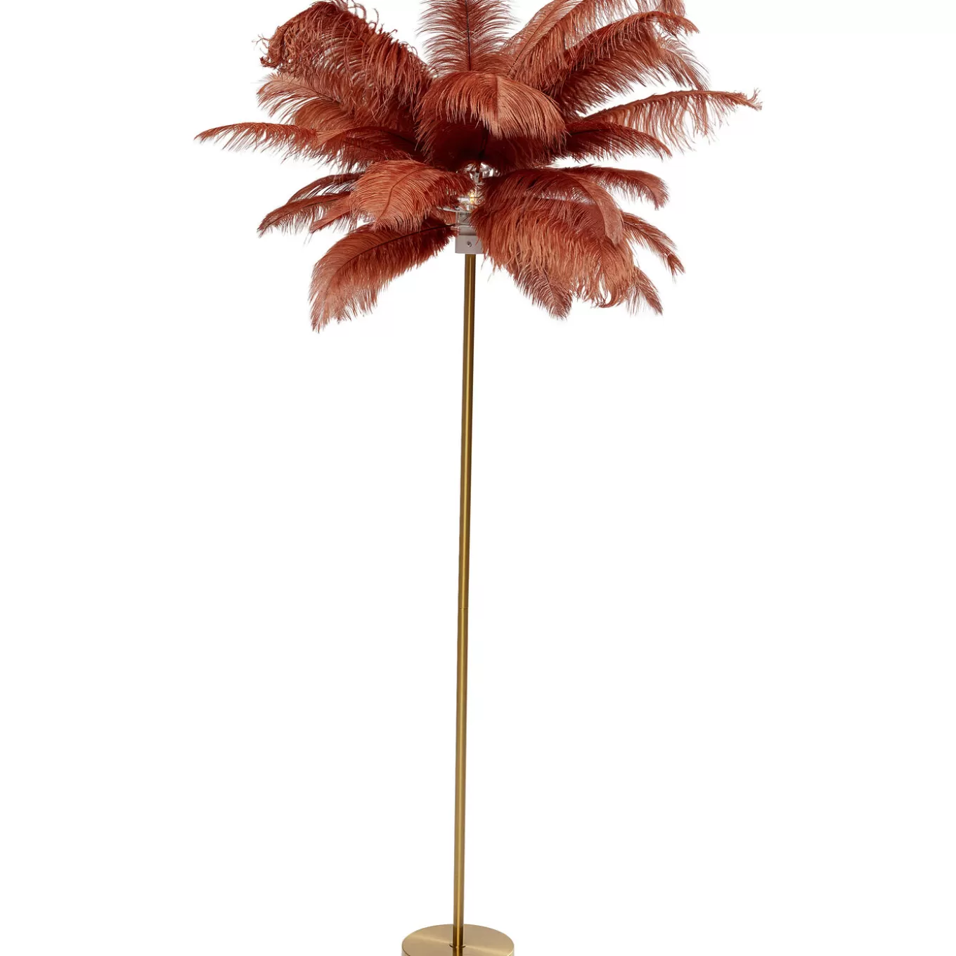 Floor Lamp Feather Palm Rusty Red 165Cm^KARE Design Shop