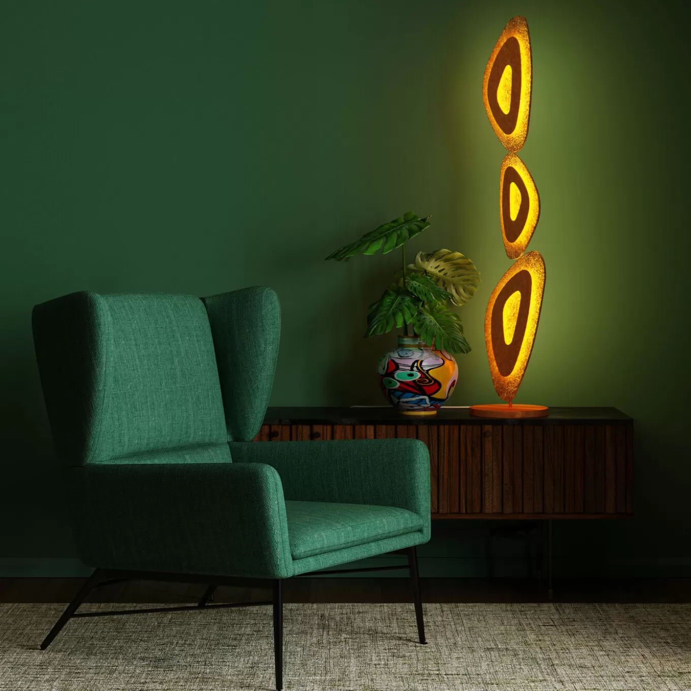 Floor Lamp Triangolo Led 126^KARE Design Shop