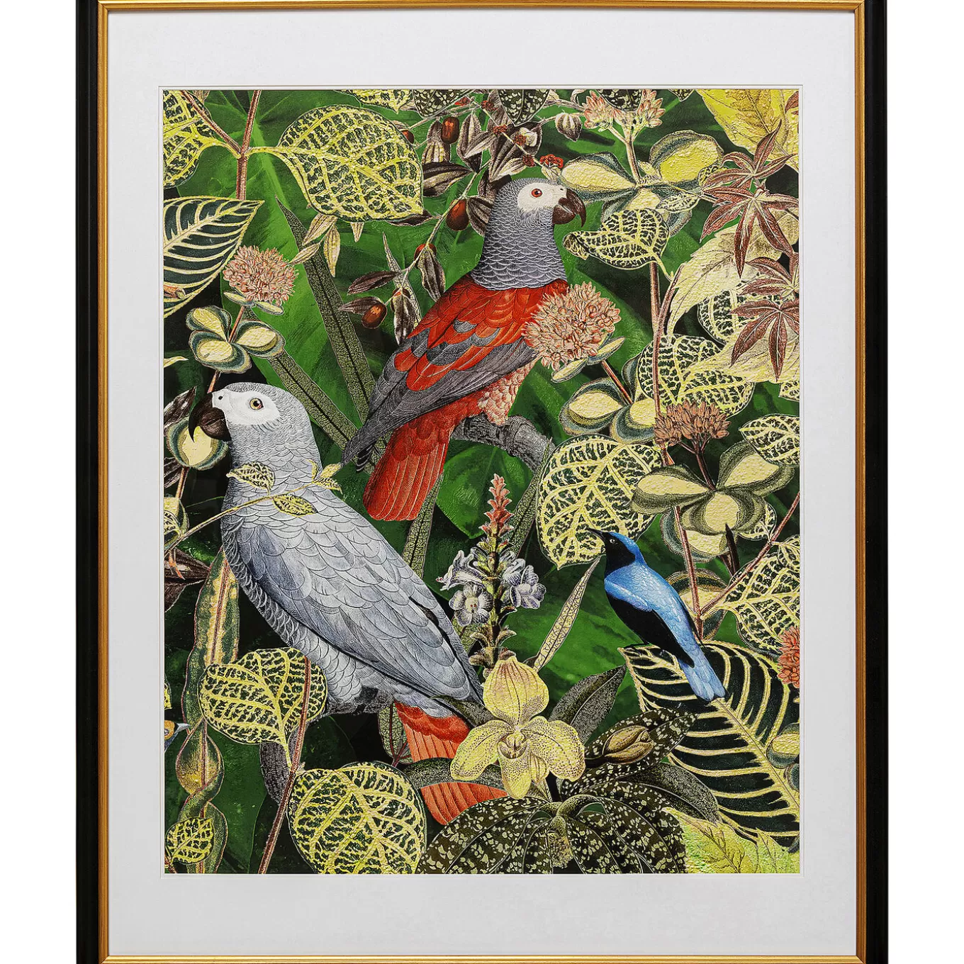 Framed Picture Birds In Jungle 80X100Cm^KARE Design Store