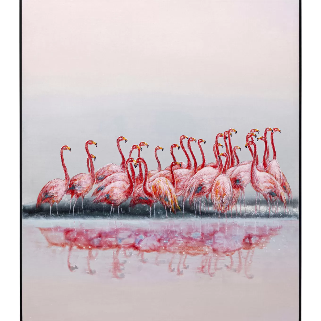 Framed Picture Dating Flamingos 100X120Cm^KARE Design Flash Sale