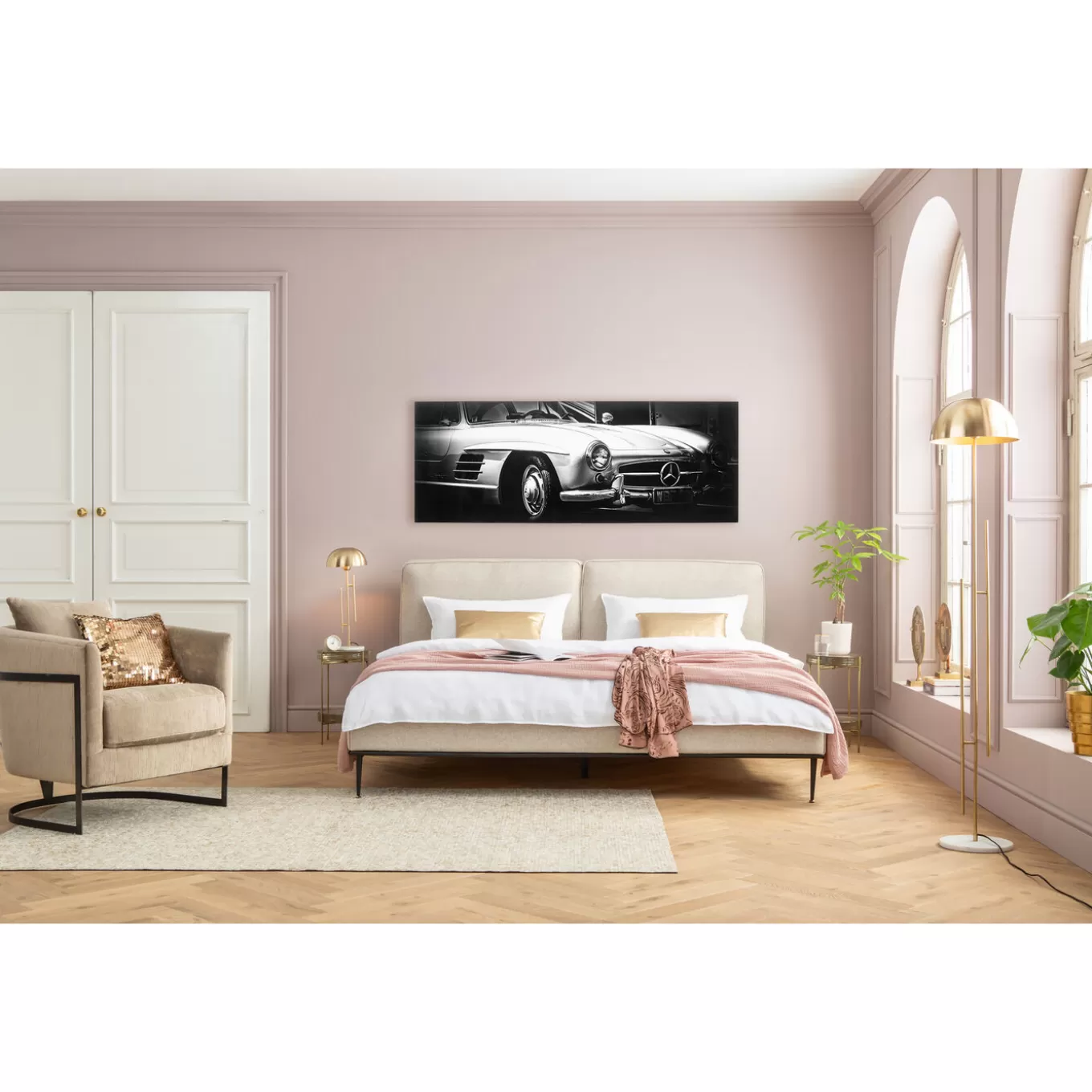 Glass Picture Classic Car 160X60Cm^KARE Design Cheap