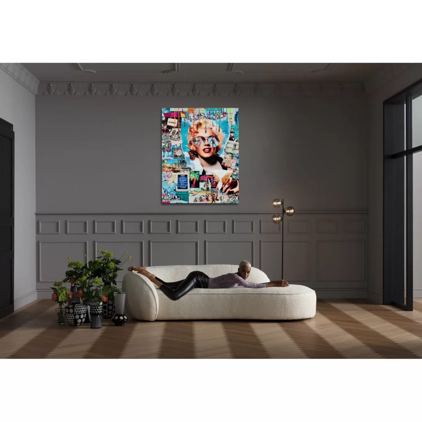 Glass Picture Holiday In The 60S 120X150Cm^KARE Design New