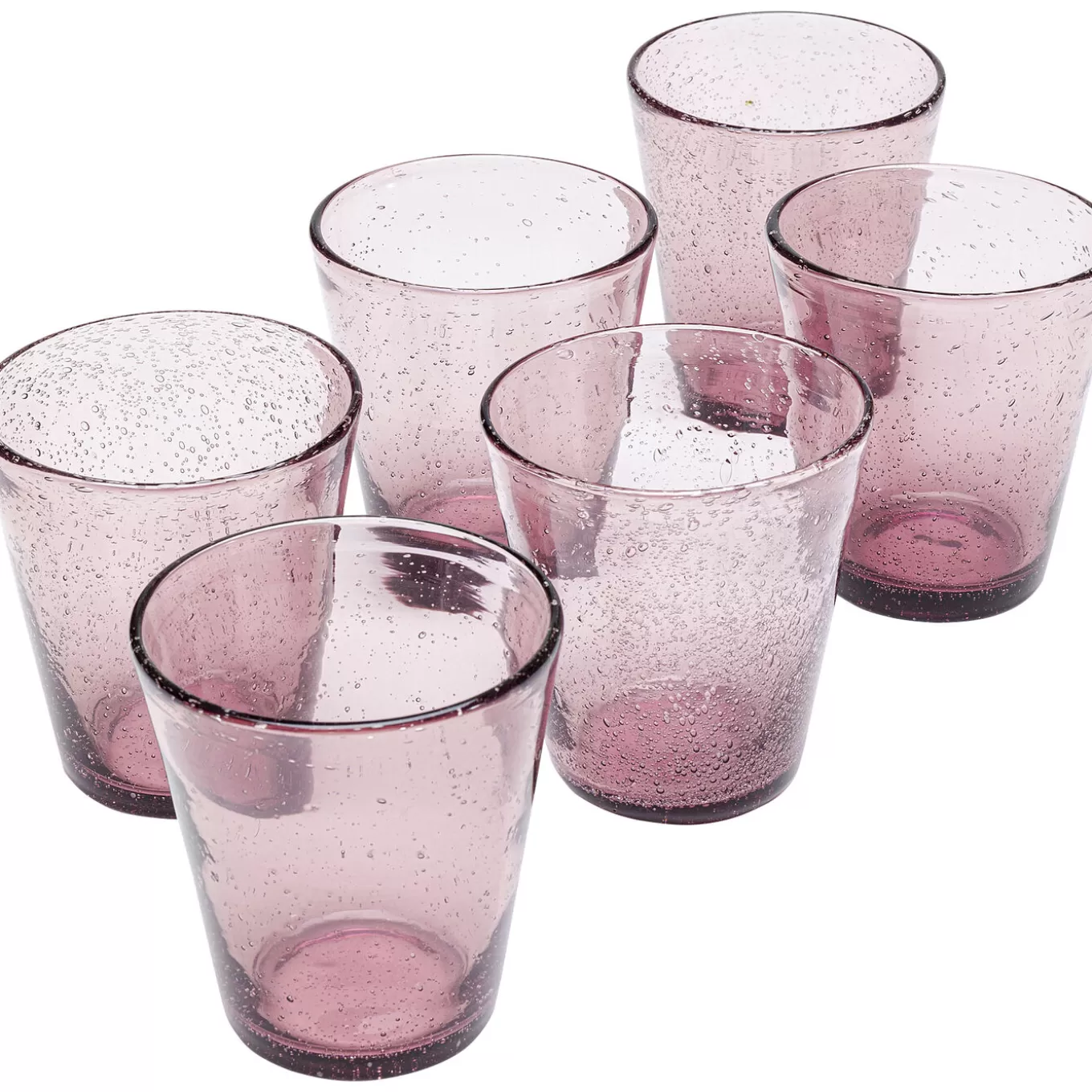 Glass-Set Bubble Mauve (6/Part)^KARE Design New