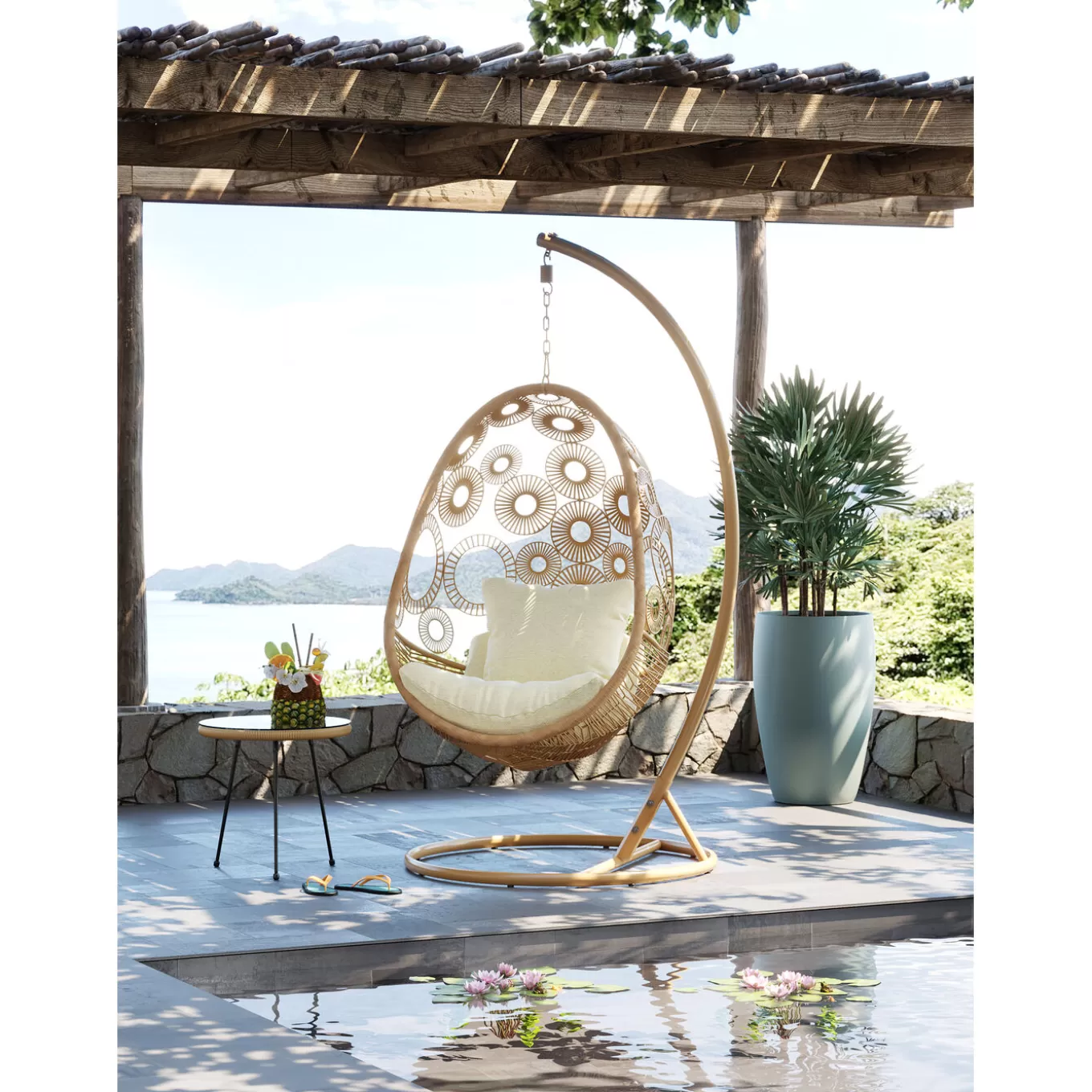 Hanging Chair Ibiza Nature^KARE Design Flash Sale