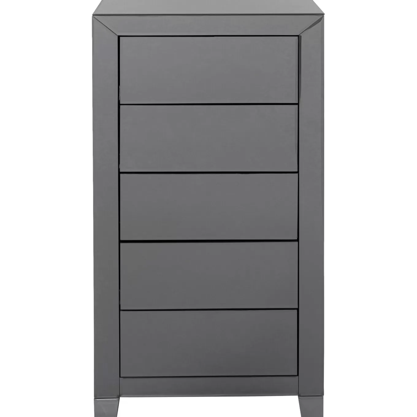 High Dresser Luxury Push 5 Drawers Grey^KARE Design Flash Sale