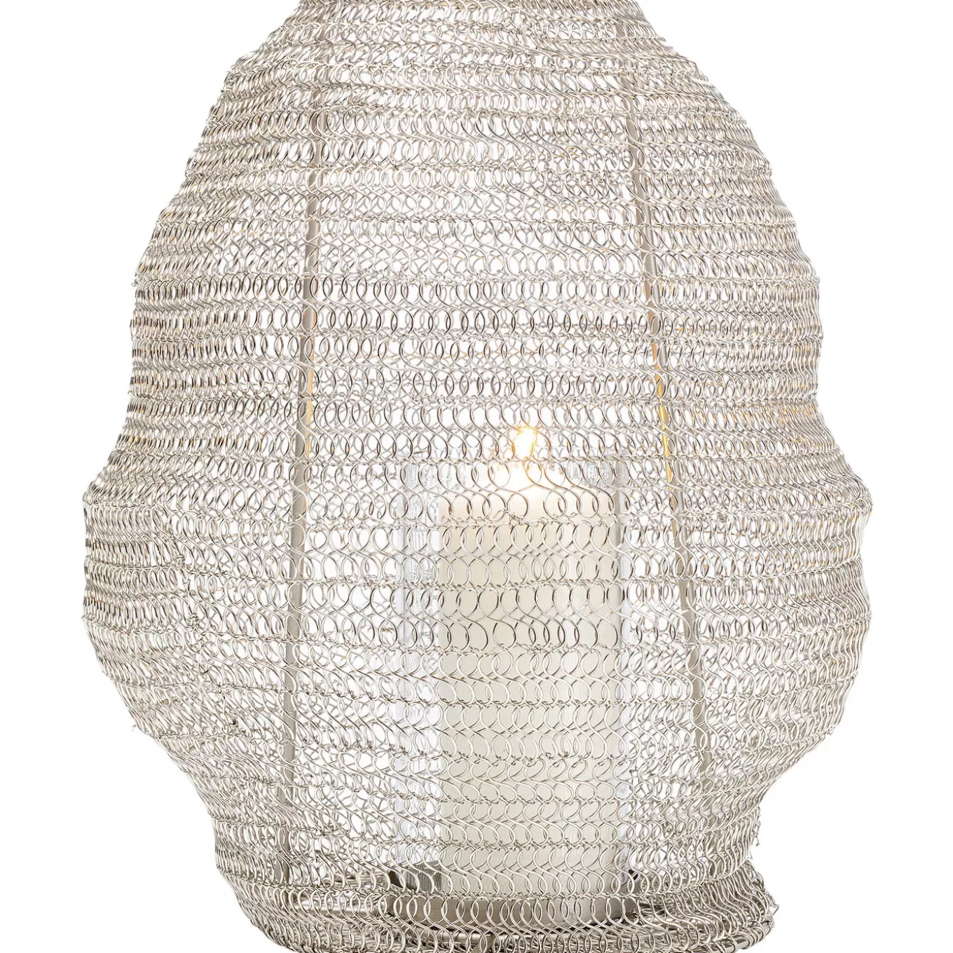 Lantern Mesh Silver O30Cm^KARE Design Online