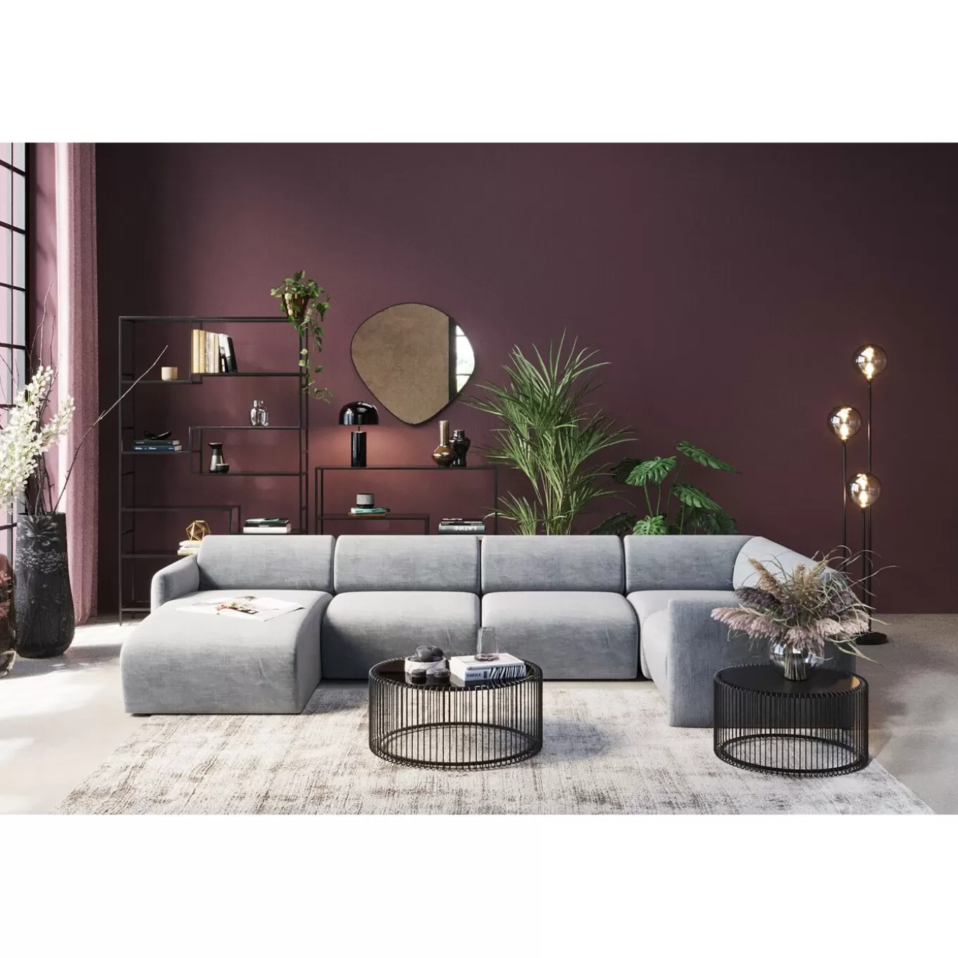 Living Landscape 1 Lucca Grey Left 328Cm^KARE Design Discount