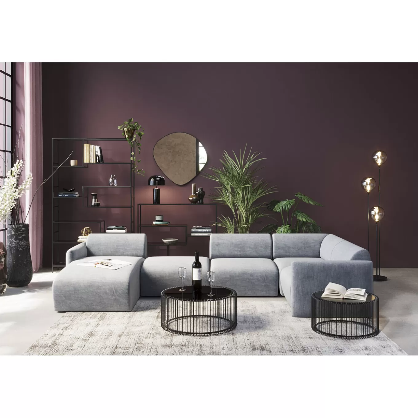 Living Landscape 2 Lucca Grey Left 328Cm^KARE Design Hot