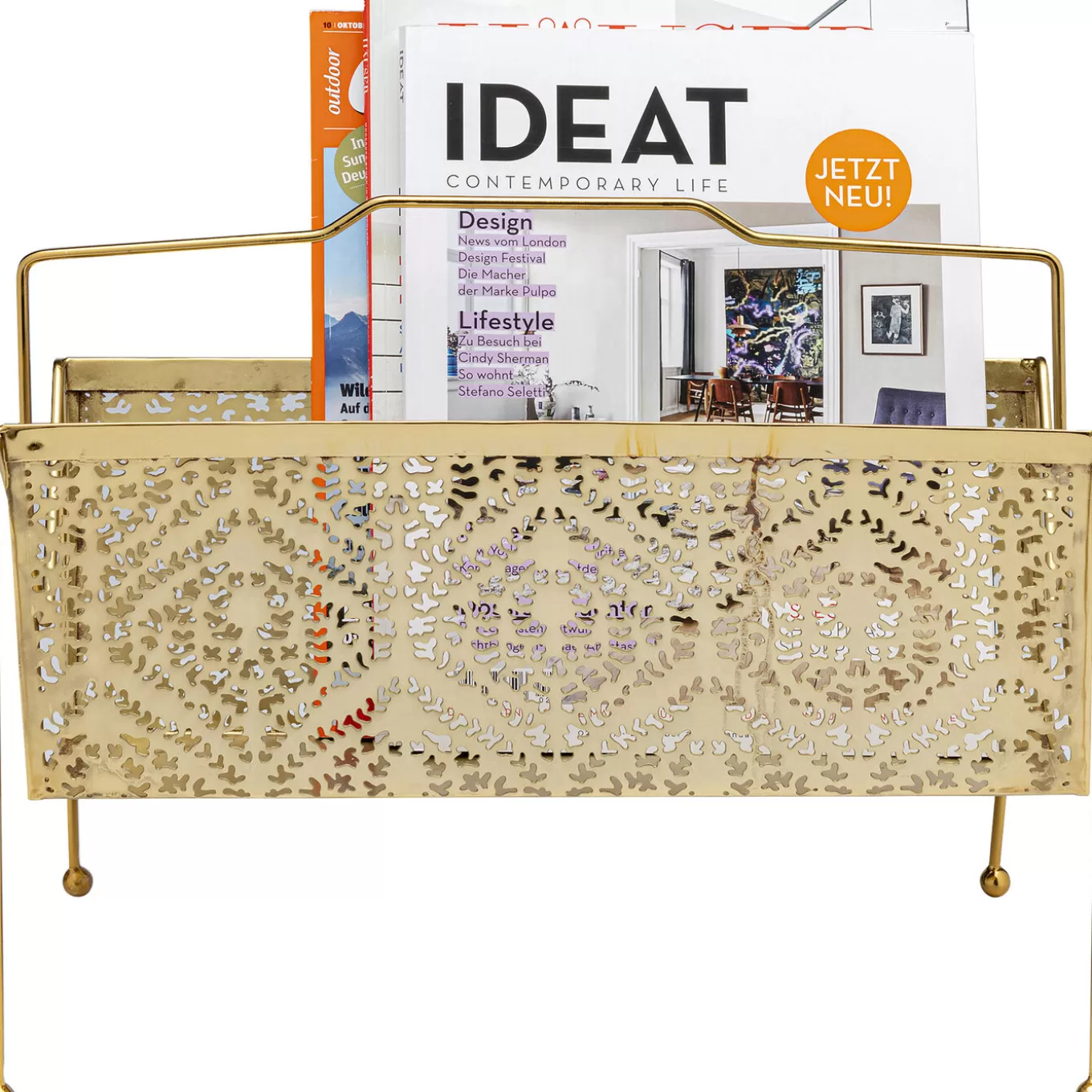 Magazin Holder Basket Gold Small^KARE Design Cheap