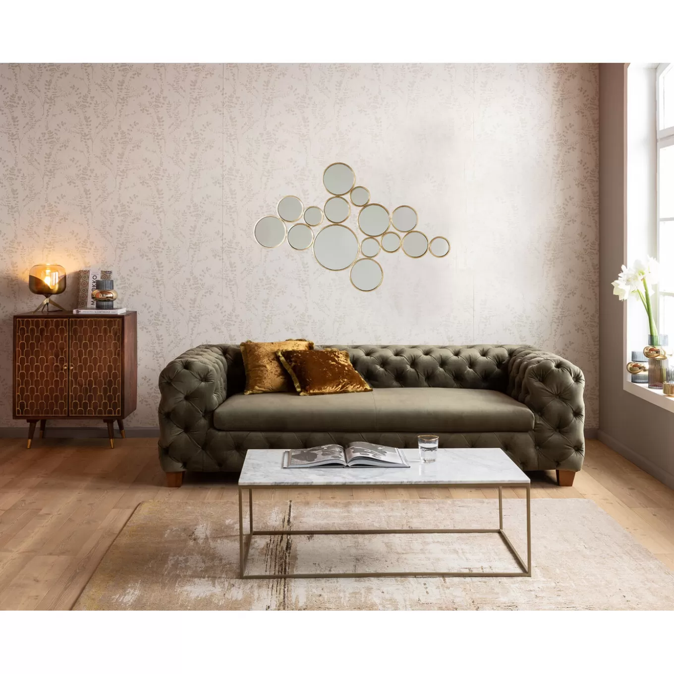 Mirror Bubbles Brass 138X93Cm^KARE Design Best