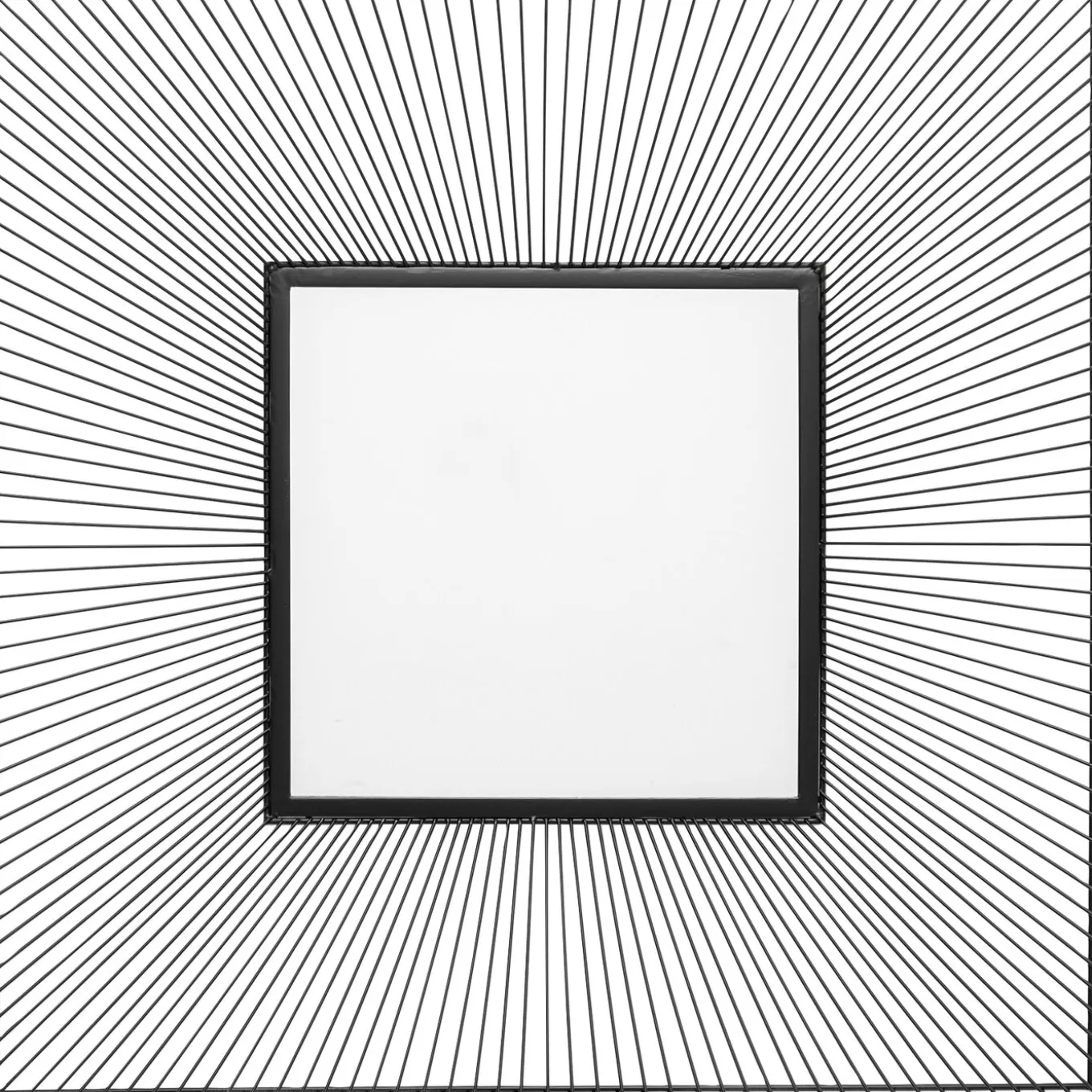 Mirror Dimension Square Black 91X91Cm^KARE Design Store