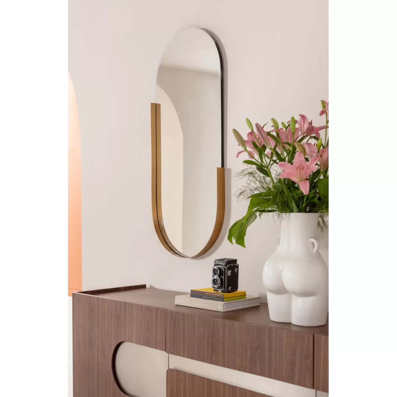 Mirror Hipster Oval 50X114Cm^KARE Design Shop