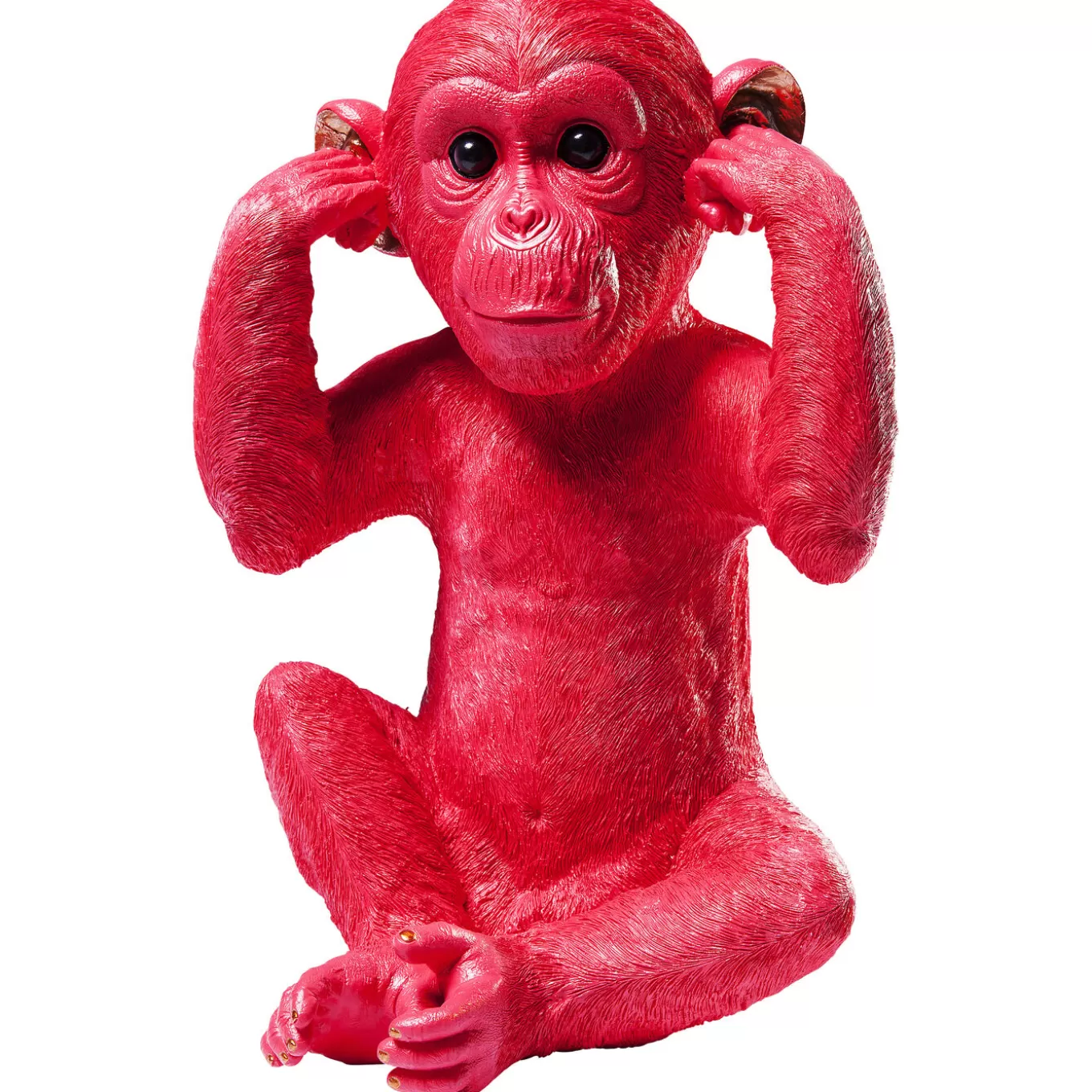 Money Box Monkey Kikazaru Red^KARE Design Best