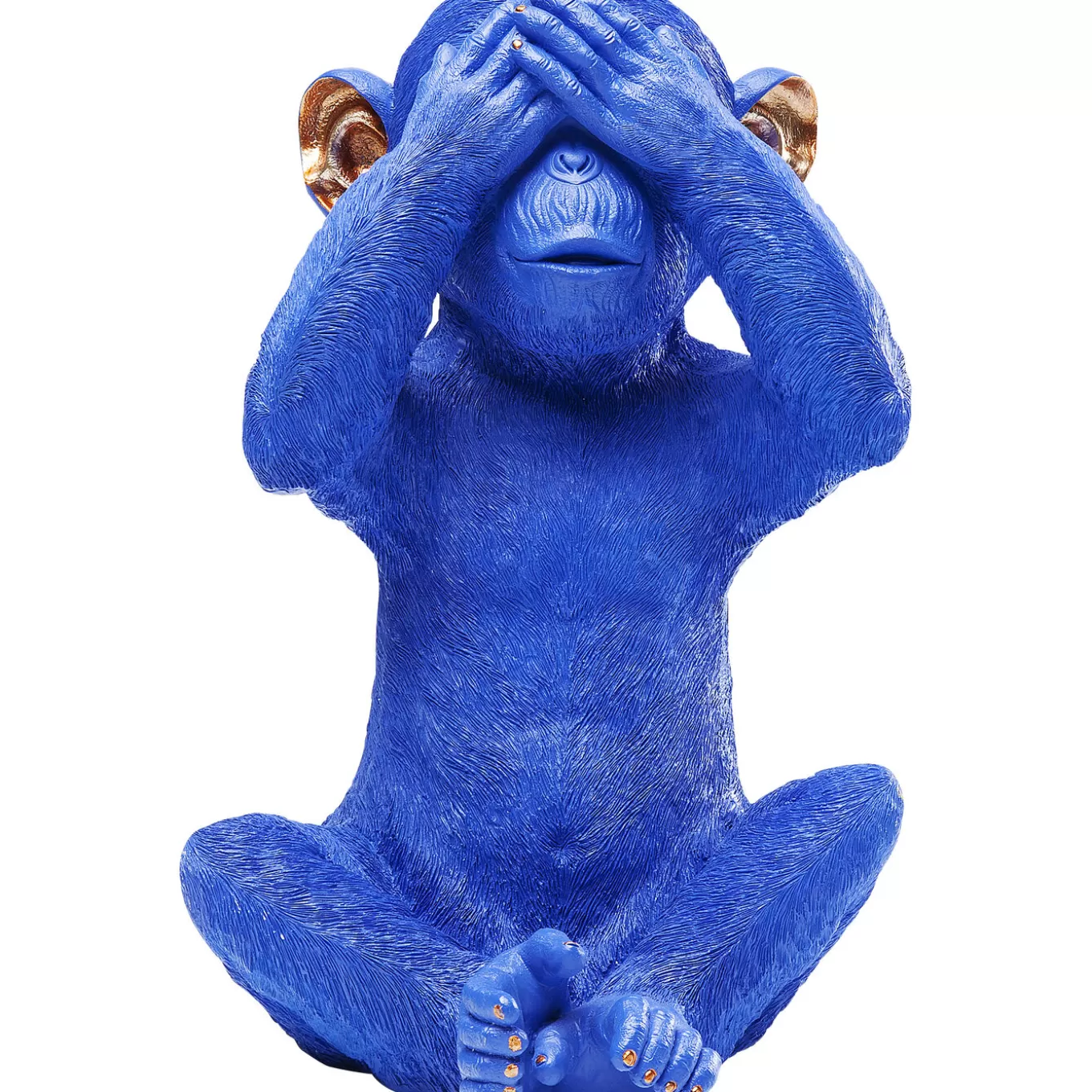 Money Box Monkey Mizaru Blue^KARE Design Store