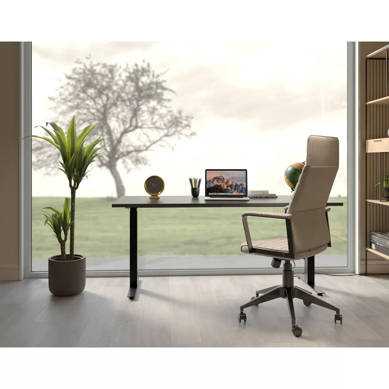 Office Chair Labora High Pebble^KARE Design Outlet