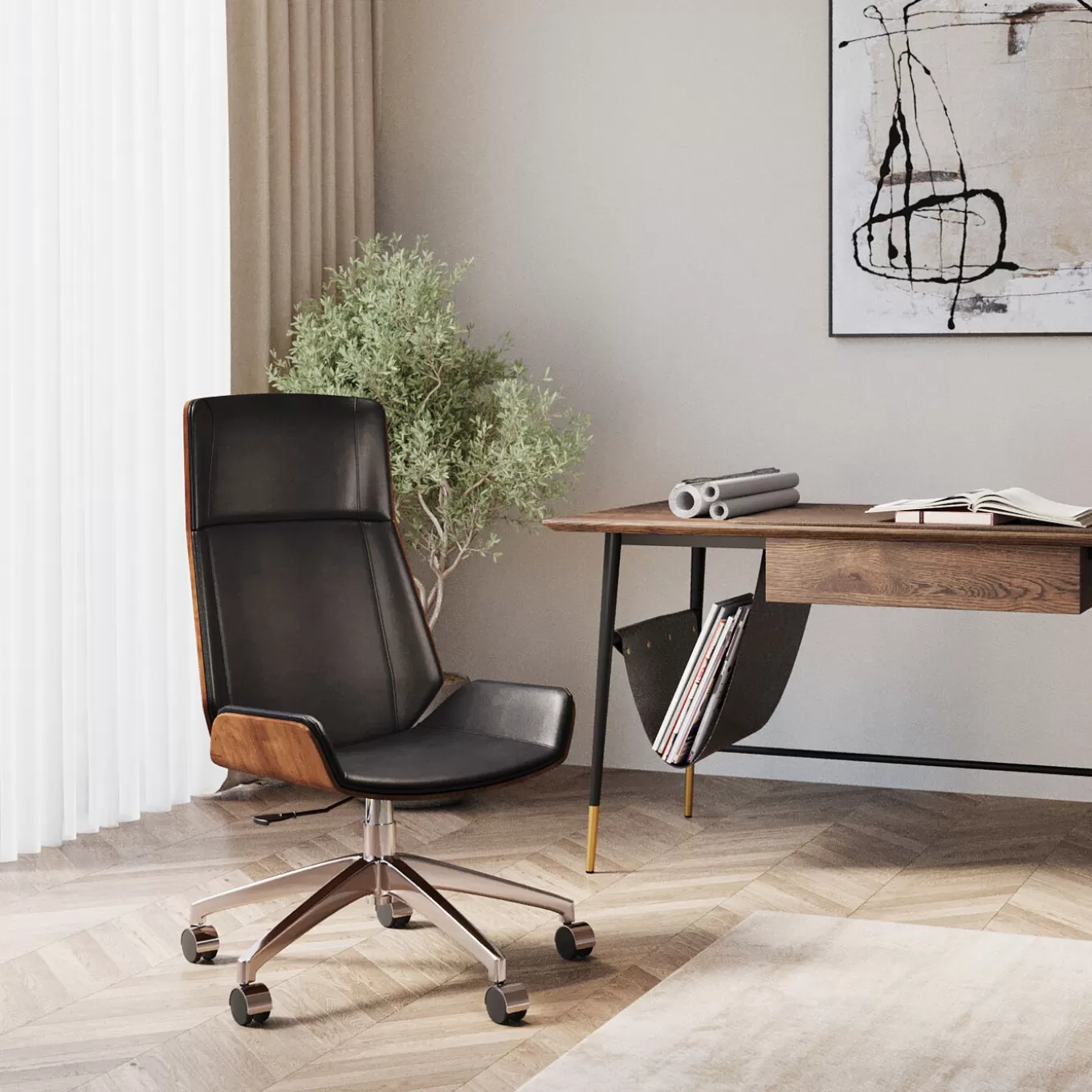 Office Chair Rouven 120Cm^KARE Design Fashion