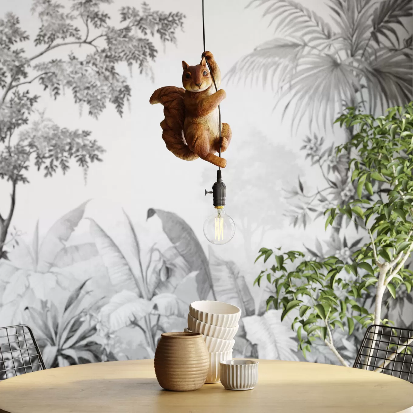 Pendant Lamp Animal Squirrel 20Cm^KARE Design Store