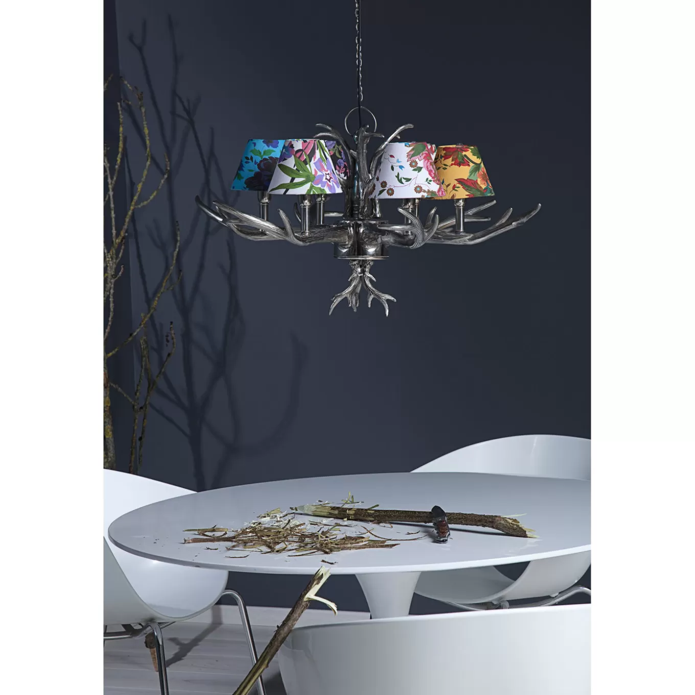 Pendant Lamp Antler Flowers 6-Branched^KARE Design Sale