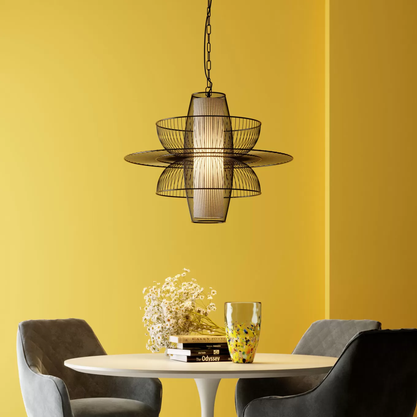 Pendant Lamp Cappello Opposto Black^KARE Design Hot