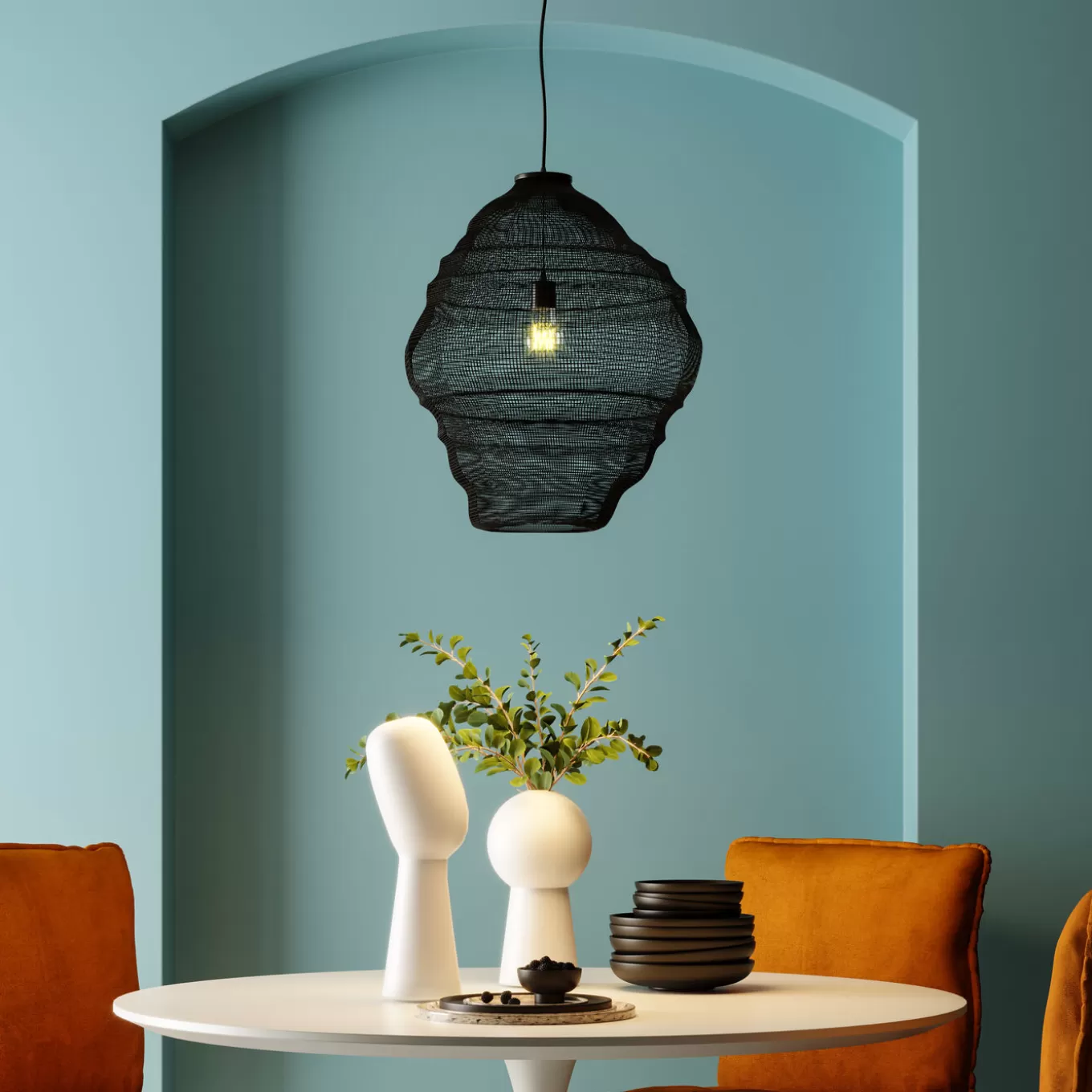 Pendant Lamp Cocoon Black O45Cm^KARE Design Hot