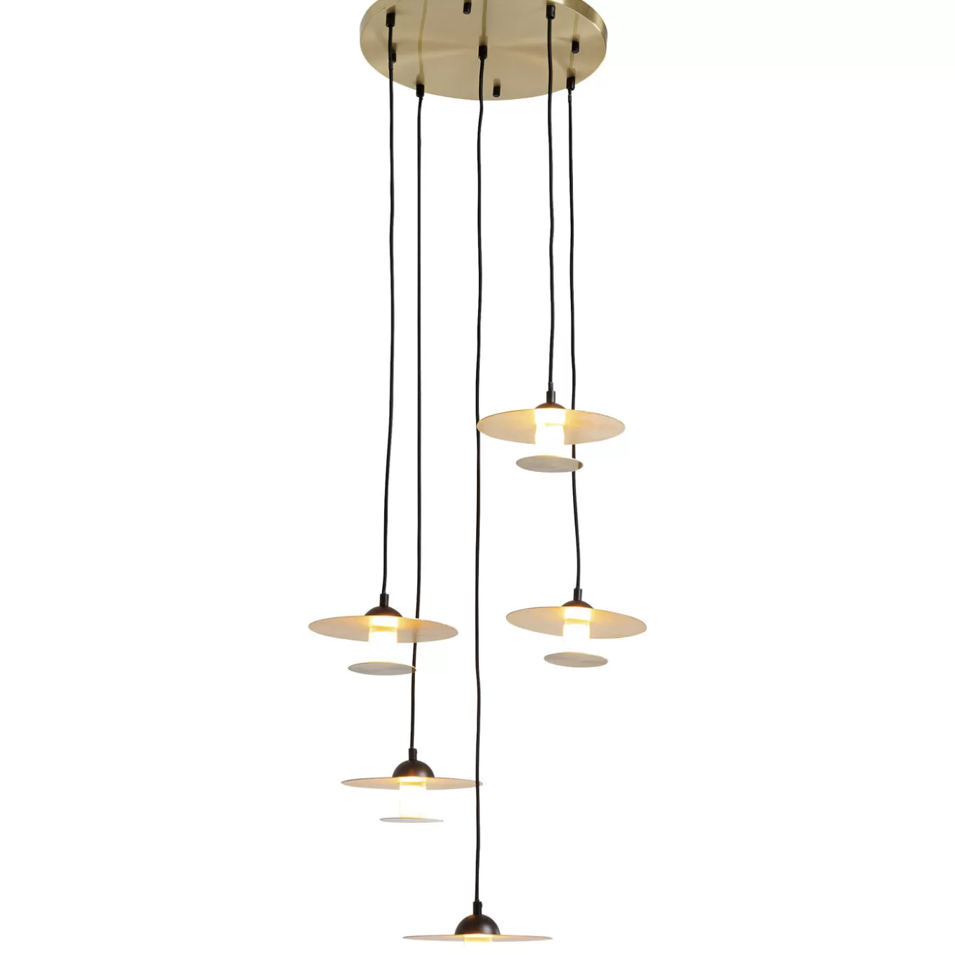 Pendant Lamp Disc Spiral Cinque^KARE Design Hot