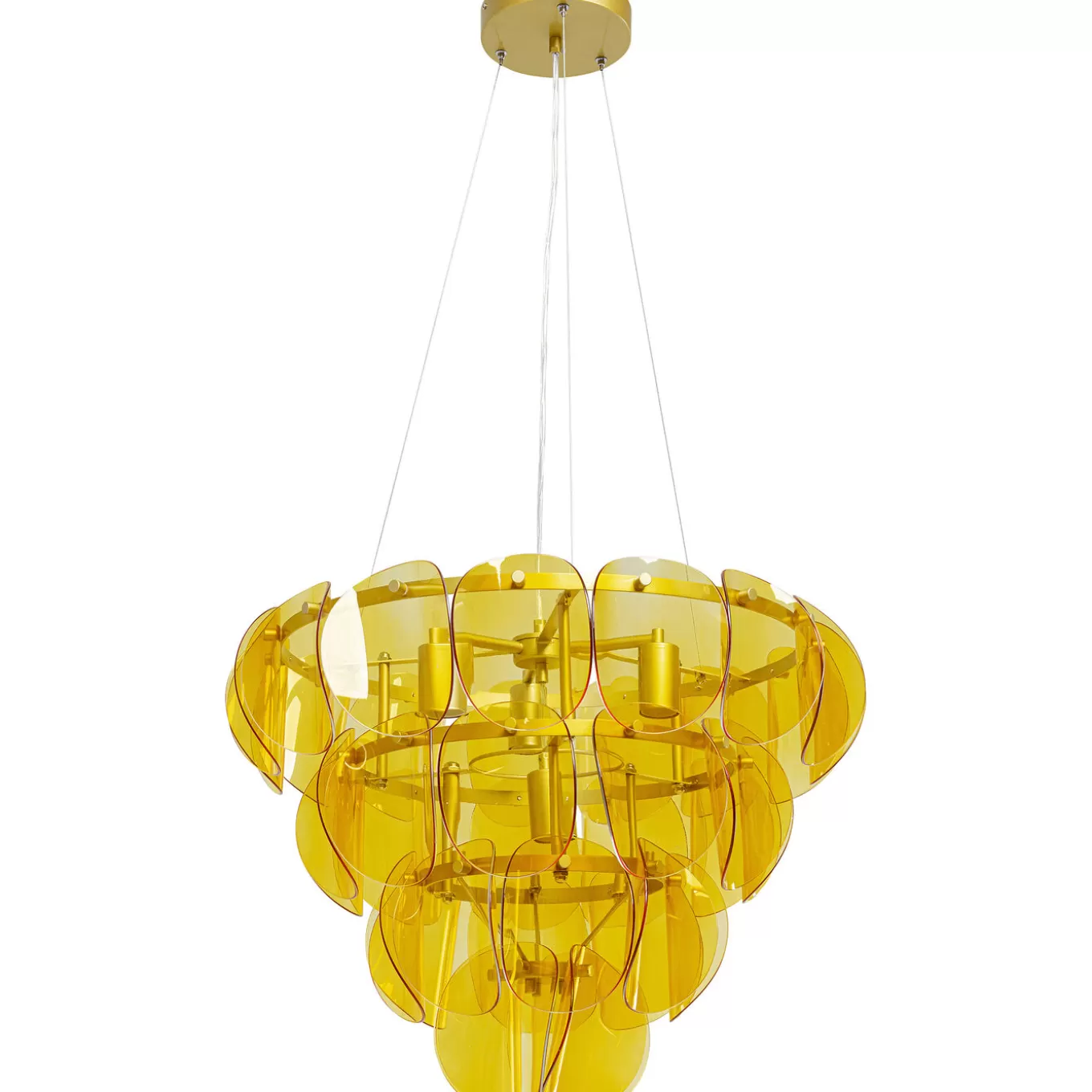 Pendant Lamp Mariposa Three Circle Brass O60Cm^KARE Design Flash Sale