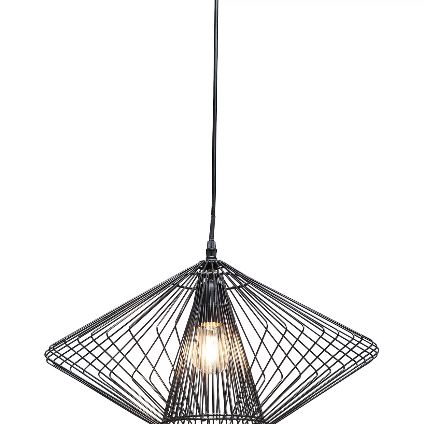 Pendant Lamp Modo Wire Round Black^KARE Design Sale