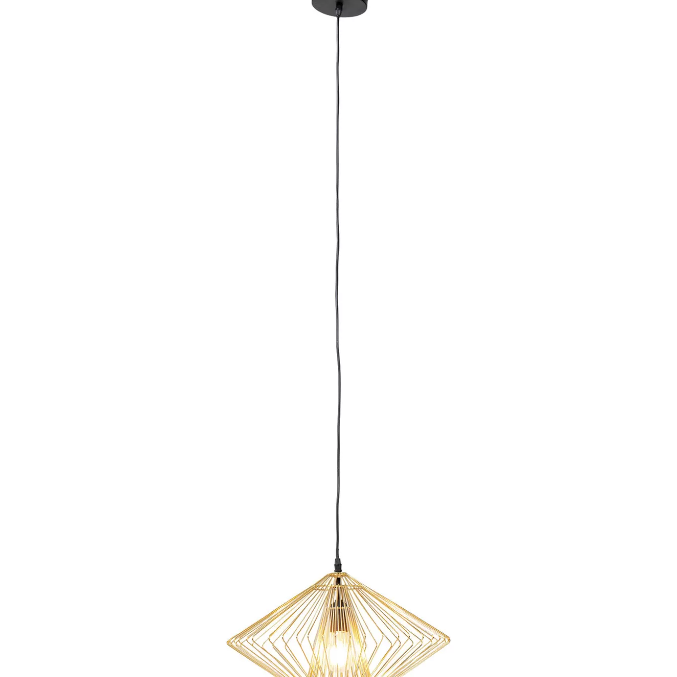 Pendant Lamp Modo Wire Round Gold^KARE Design Hot