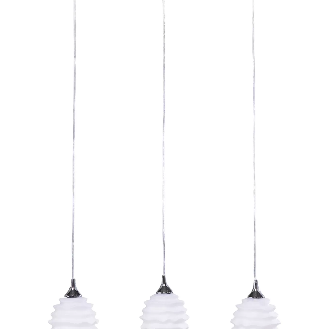 Pendant Lamp Ruffle Dining White^KARE Design New