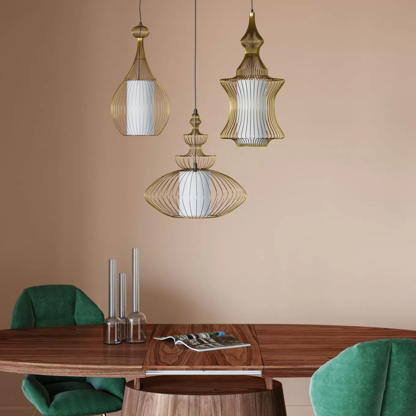 Pendant Lamp Swing Iron Tre Gold^KARE Design Best Sale