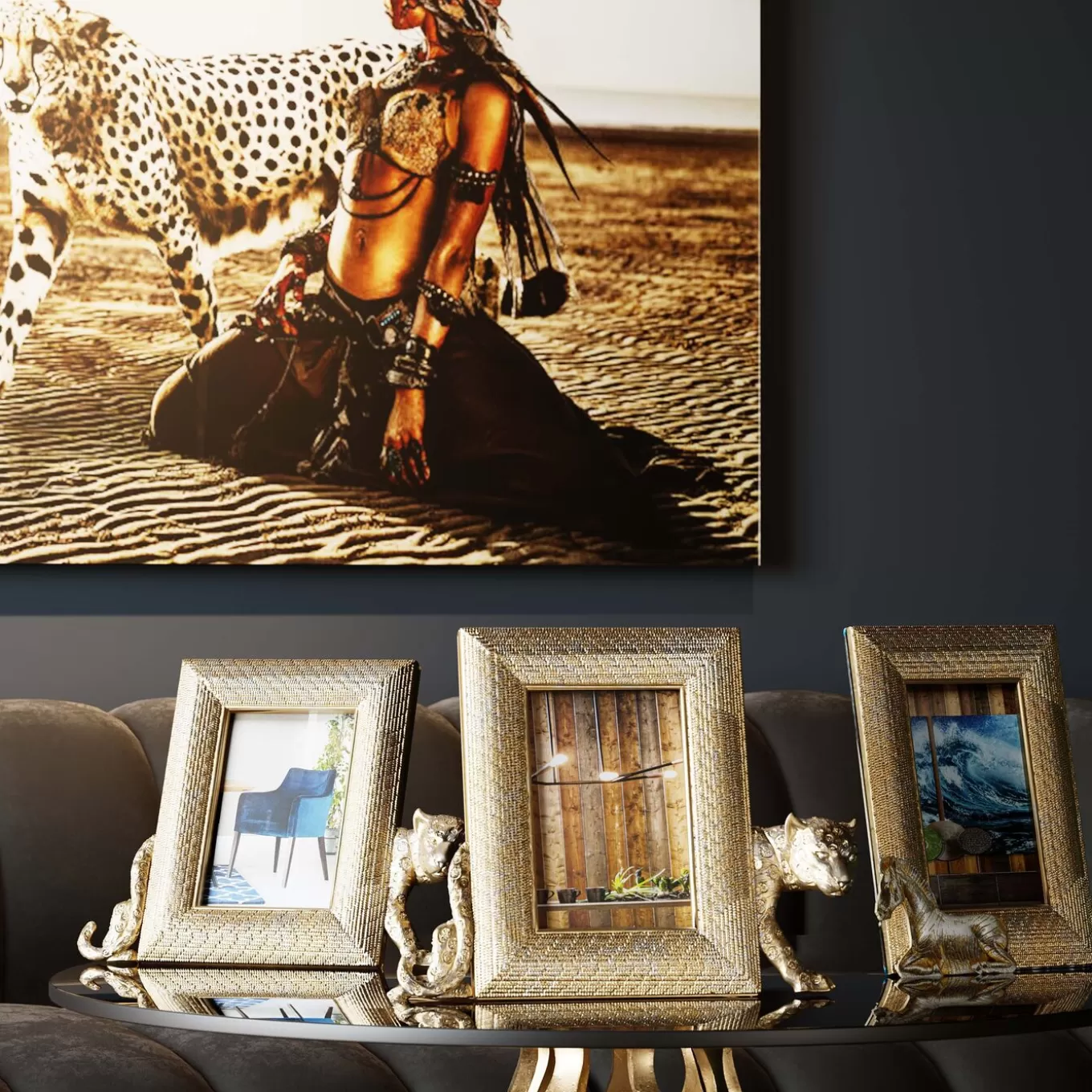 Picture Frame Leopard 10X15Cm^KARE Design Outlet