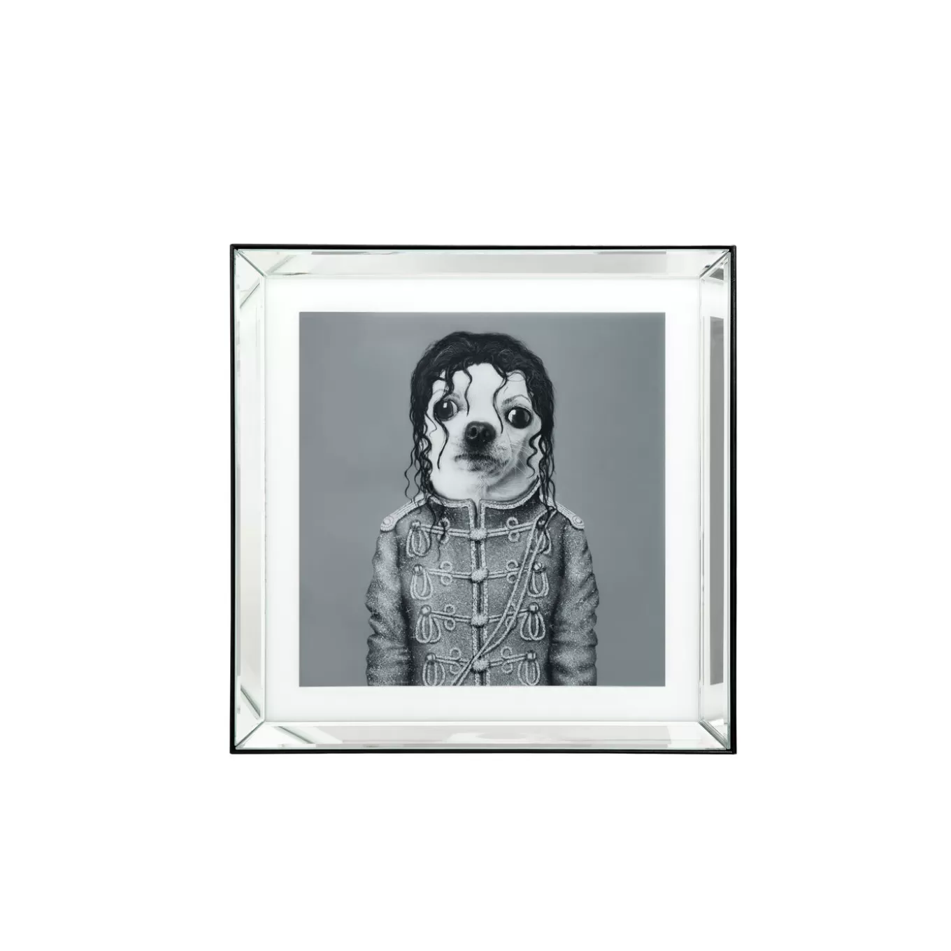 Picture Frame Mirror King Dog 60X60Cm^KARE Design Cheap