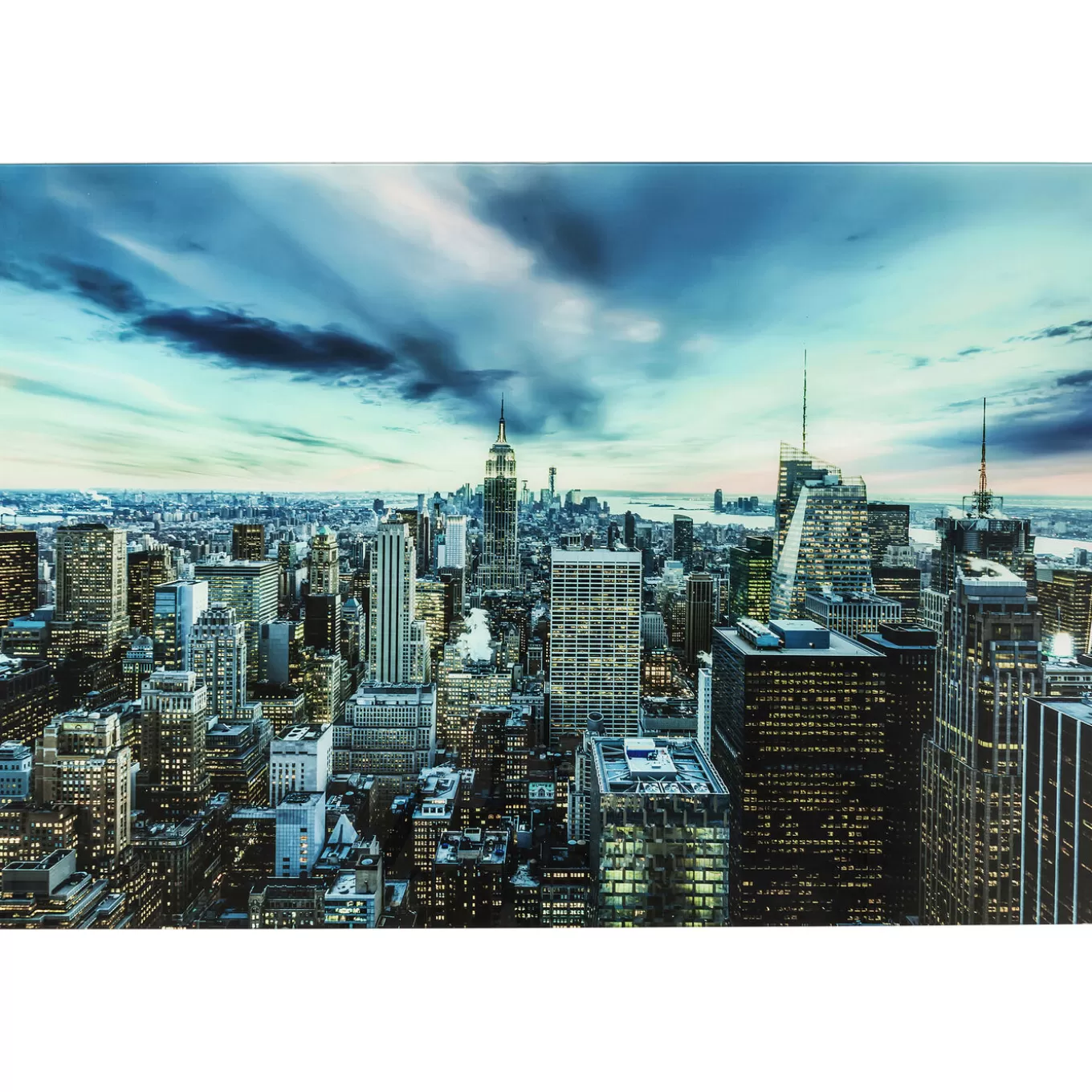 Picture Glass New York Sunset 160X120Cm^KARE Design New