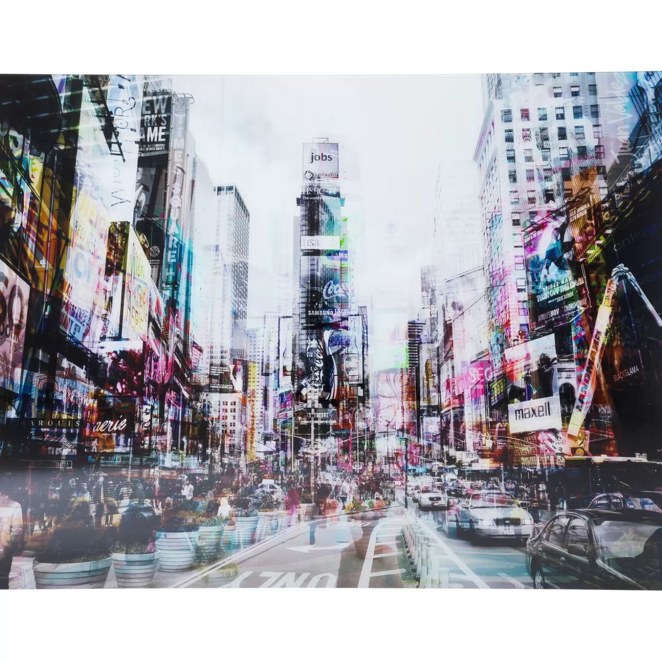 Picture Glass Times Square Move 160X120Cm^KARE Design Best Sale